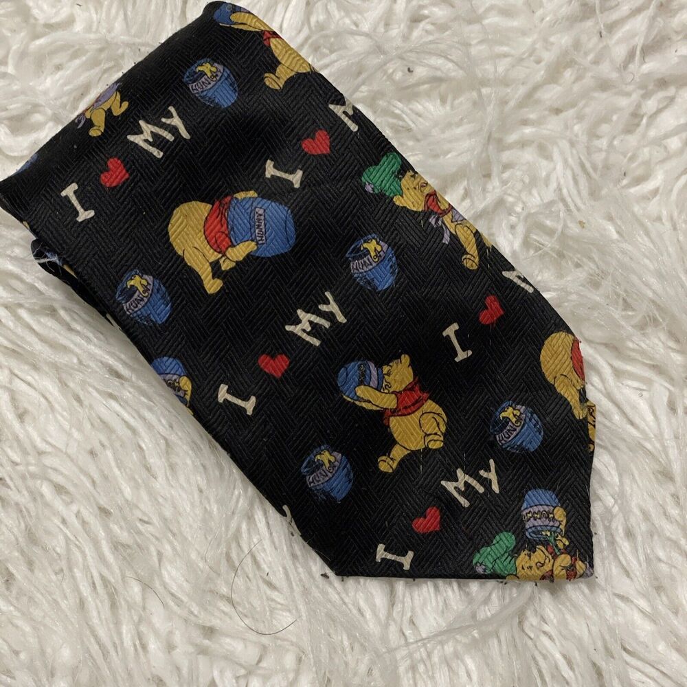 Winnie The Pooh Neck Tie 100% Polyester Vintage Disney